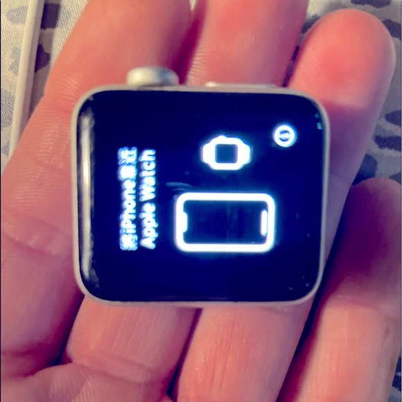 Apple Watch series 3 silver 38mm multiple bands and cases screen protectors!